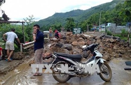 Nhiều tuyến quốc lộ tại Sơn La sạt lở, ách tắc do mưa lớn